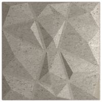 vidaXL Panouri de perete 24 buc. beton gri 50x50 cm EPS 6 m² diamant