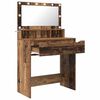 vidaXL Mese de toaletă pentru dormitor Lemn Vechi 80 x 39,6 x 135 cm