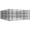 vidaXL Padoc de exterior pentru c&acirc;ini, 450x450x185 cm