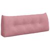 vidaXL Perna pentru spate Roz 120 x 24 x 50 cm Catifea