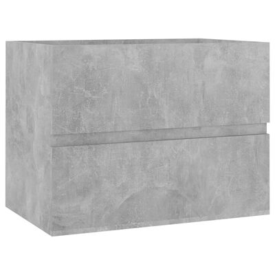 vidaXL Mască de chiuvetă, gri beton, 60 x 38,5 x 45 cm, PAL