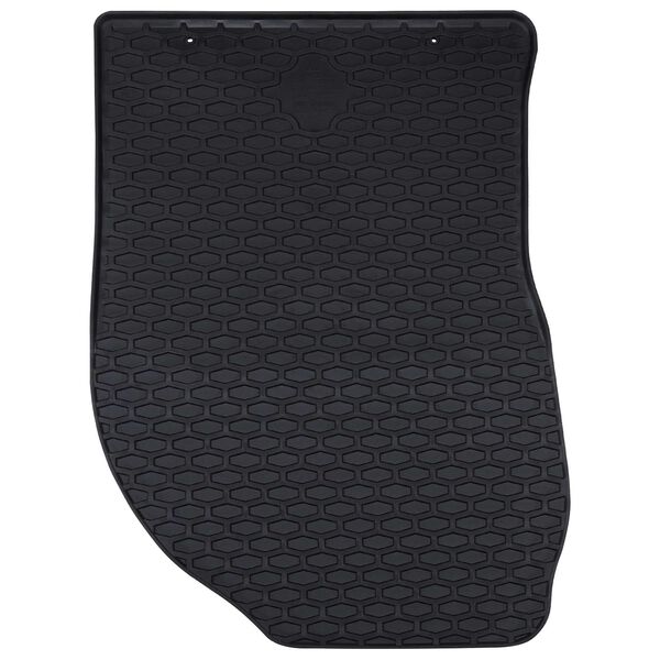 vidaXL Covor pentru mașină 4 pcs Negru Cauciuc