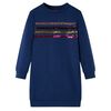 vidaXL Rochie hanorac pentru copii, bleumarin, 92