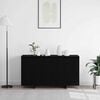 vidaXL Bufet Stejar Negru 135 x 41 x 75 cm Lemn compozit