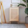 vidaXL Ușă de dulap cu design lambriu, 61,5x39,4 cm, lemn masiv de pin