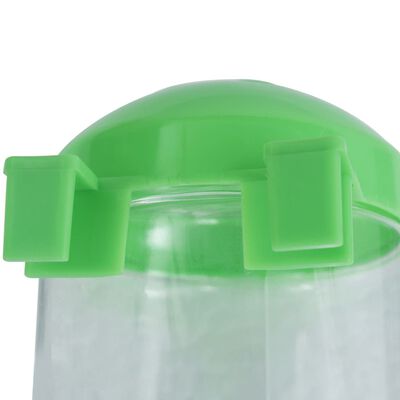 vidaXL Sticlă de apă pentru animale mici, verde