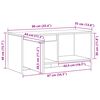 vidaXL Set comodă TV Stejar Artizanal 90 x 35 x 40 cm Lemn compozit