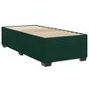vidaXL Pat box spring cu saltea, verde &icirc;nchis, 100x200 cm, catifea