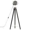 vidaXL Lampă de podea trepied, negru, 97 cm, lemn masiv de mango