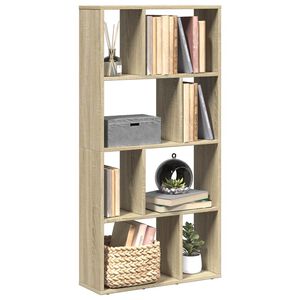 vidaXL Bibliotecă, stejar sonoma, 60x20x120,5 cm, lemn prelucrat