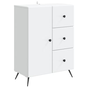 vidaXL Bufet cu sertar Alb 66 x 34,5 x 90 cm Lemn prelucrat