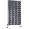 vidaXL Ecran de intimitate 100 x 50 x 180 cm Oțel Antracit