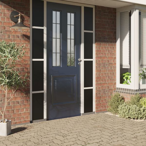 vidaXL Folie pentru fereastră statică, negru mat, 60x1000 cm, PVC