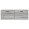 vidaXL Dulap de perete, gri sonoma, 100x36,5x35 cm, lemn prelucrat