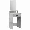 vidaXL Masă de Machiaj Gri din beton 50 x 41 x 140 cm Lemn prelucrat