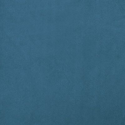 vidaXL Canapea pentru copii, albastru, 100x50x26 cm, catifea