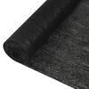 vidaXL Plasă pentru intimitate, negru, 2x25 m, HDPE, 195 g/m&sup2;