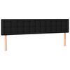 vidaXL Pat box spring cu saltea, negru, 120x190 cm, catifea