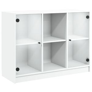 vidaXL Dulap, alb, 102x37x75,5 cm, lemn prelucrat