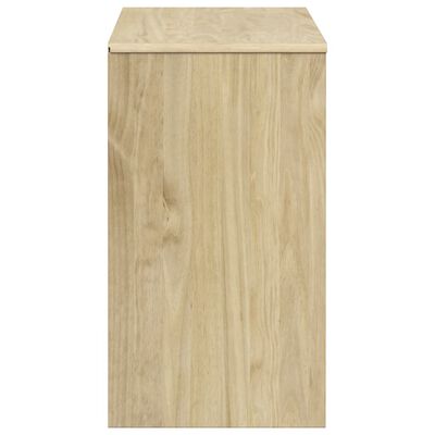 vidaXL Dulap "SAUDA", stejar, 114x43x75,5 cm, lemn masiv de pin