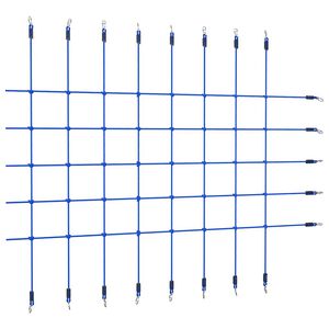vidaXL Plasă de cățărat, albastru, 200x150 cm