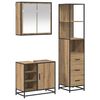 vidaXL Set de mobilier pentru baie 3 buc. Stejar Artizanal