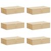 vidaXL Cutie de depozitare 6 pcs Crem 70 x 40 x 18 cm