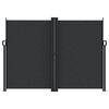 vidaXL Copertină laterală retractabilă, negru, 180x600 cm