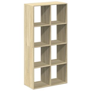 vidaXL Bibliotecă/separator cameră stejar sonoma 69,5x29x137,5 cm lemn