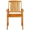 vidaXL Set de masă pentru grădină 5 pcs Maro Lemn Solid de Acacia