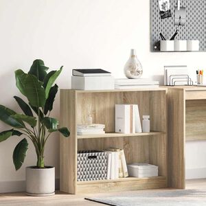 vidaXL Bibliotecă, stejar sonoma, 80x24x75 cm, lemn prelucrat