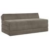 vidaXL Canapea Pat Pliabilă Gri deschis 120 x 60 x 49 cm Țesătură
