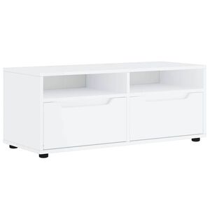 vidaXL Dulap TV "VISNES" alb 100x40x38 cm lemn de prelucrare