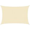 vidaXL P&acirc;nză parasolar, crem, 3 x 4 m, HDPE, 160 g/m&sup2;