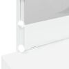 vidaXL Masă de toaletă cu LED, alb, 100x40x120 cm