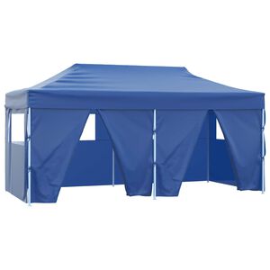 vidaXL Cort pentru Petreceri albastru 291 x 580 x 315 cm
