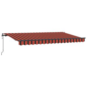 vidaXL Cortina Retractabilă Portocaliu 400 x 200 cm țesătură