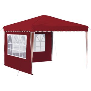 vidaXL Cort de Petrecere Pop-up Burgundy 288 x 288 x 245 cm