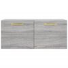 vidaXL Dulap de perete, gri sonoma, 80x36,5x35 cm, lemn compozit