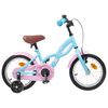 vidaXL Bicicletă pentru Copii 14 Inci pentru 3-5 ani Albastru deschis