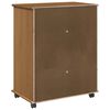 vidaXL Cabinet mobil Maro miere 63,5 x 39 x 79 cm Lemn de pin masiv