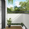 vidaXL Ecran de balcon Alb 100 x 500 cm Material Oxford