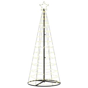 vidaXL Brad de Crăciun LED Alb cald 250 cm Fier