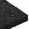 vidaXL Pat din granulate de cauciuc Negru 6 x 9 x 1 cm Cauciuc