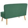 vidaXL Canapea din material textil, 117 x 55,5 x 77 cm, verde
