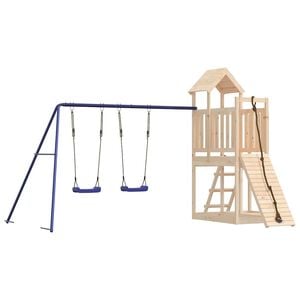 vidaXL Set de joacă pentru exterior, lemn masiv de pin