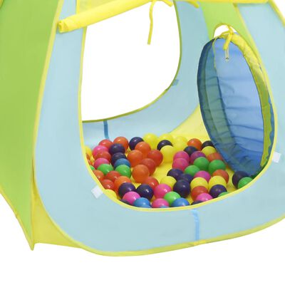 vidaXL Cort de joacă pentru copii cu 100 bile, multicolor