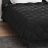 vidaXL Duvet de iarnă Negru 240 x 200 cm Microfibră
