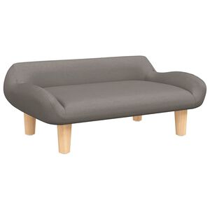 vidaXL Pat de c&acirc;ini, taupe, 70x40x24 cm, material textil
