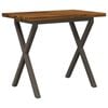 vidaXL Masă de dining pătrată 90 x 55 x 75 cm Lemn Solid de Acacia